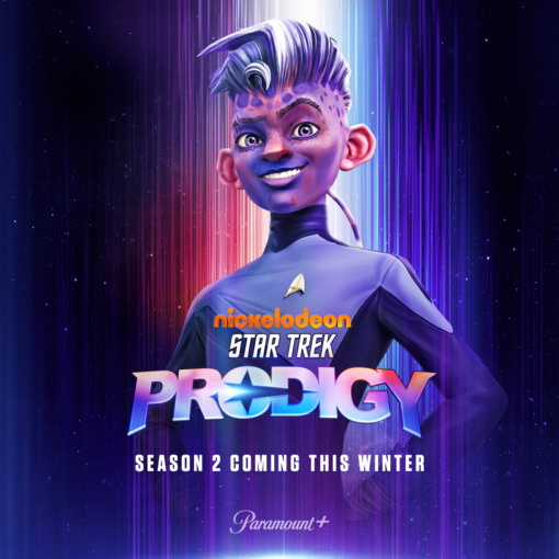 Star Trek: Prodigy Season 2 Announcement Promo Poster featuring the character D'al