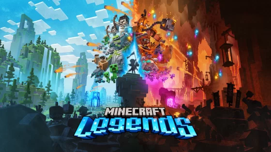 Minecraft Legends promotional ar