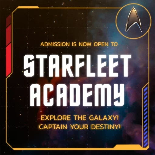 Star Trek: Starfleet Academy Announcement Graphic