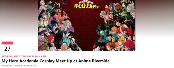 anime riverside cosplay meetups