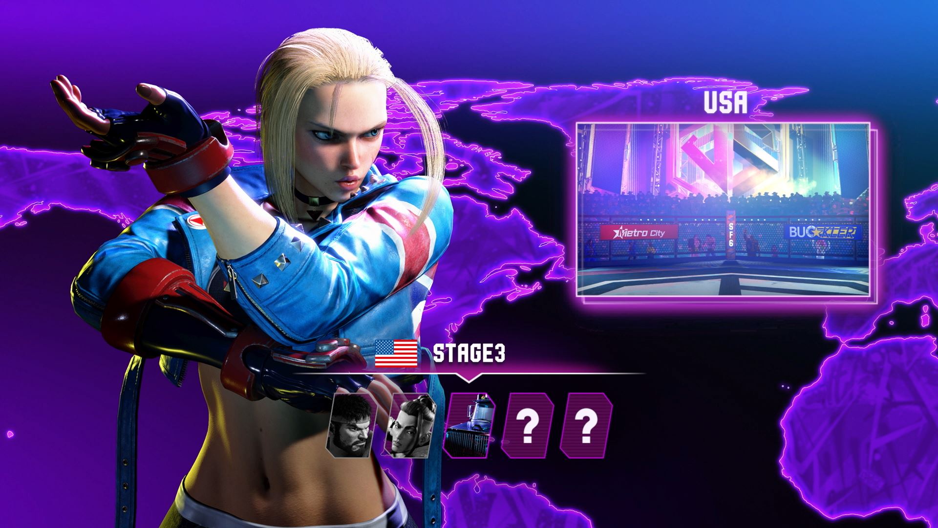 Street Fighter 6: Cammy's Arcade Mode. Image courtesy of Capcom. 