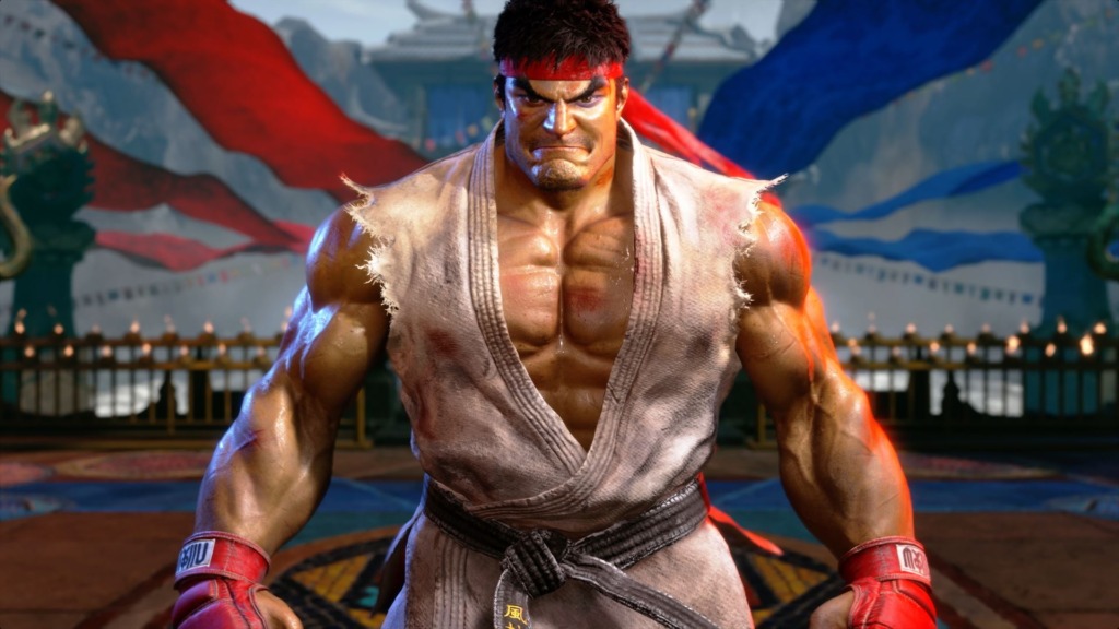 Ryu's battle damage. Image courtesy of Capcom. 