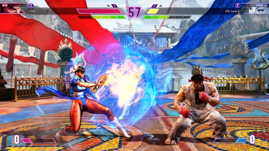 Chun-Li vs. Ryu. Image courtesy of Capcom. 