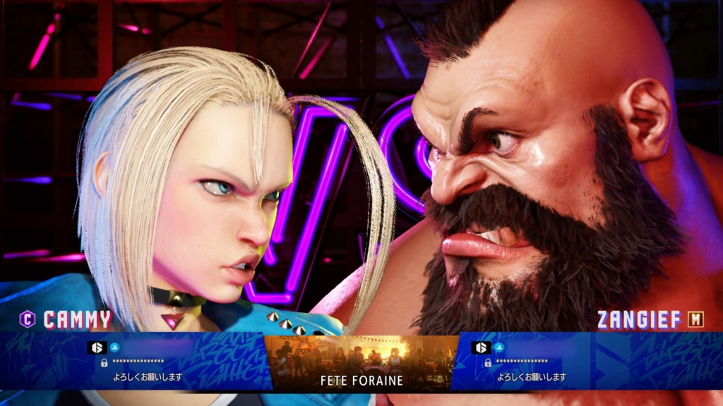 Cammy and Zangief face off. Image courtesy of Capcom. 