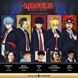 mashle: magic and muscles dub cast