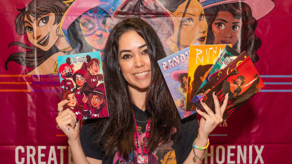 Kayden Phoenix, creator of the first Latina superhero team in comics