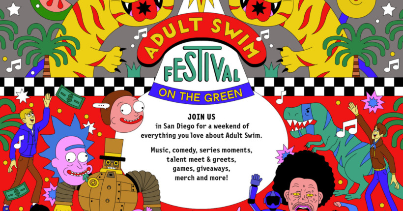 Adult Swim Festival on the Green at San Diego Comic-Con 2023.