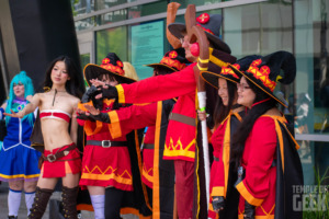 cosplay gathering anime expo