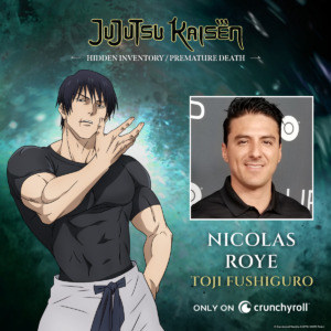 Nicolas Roye announcement for jujutsu kaisen season 2 english cast