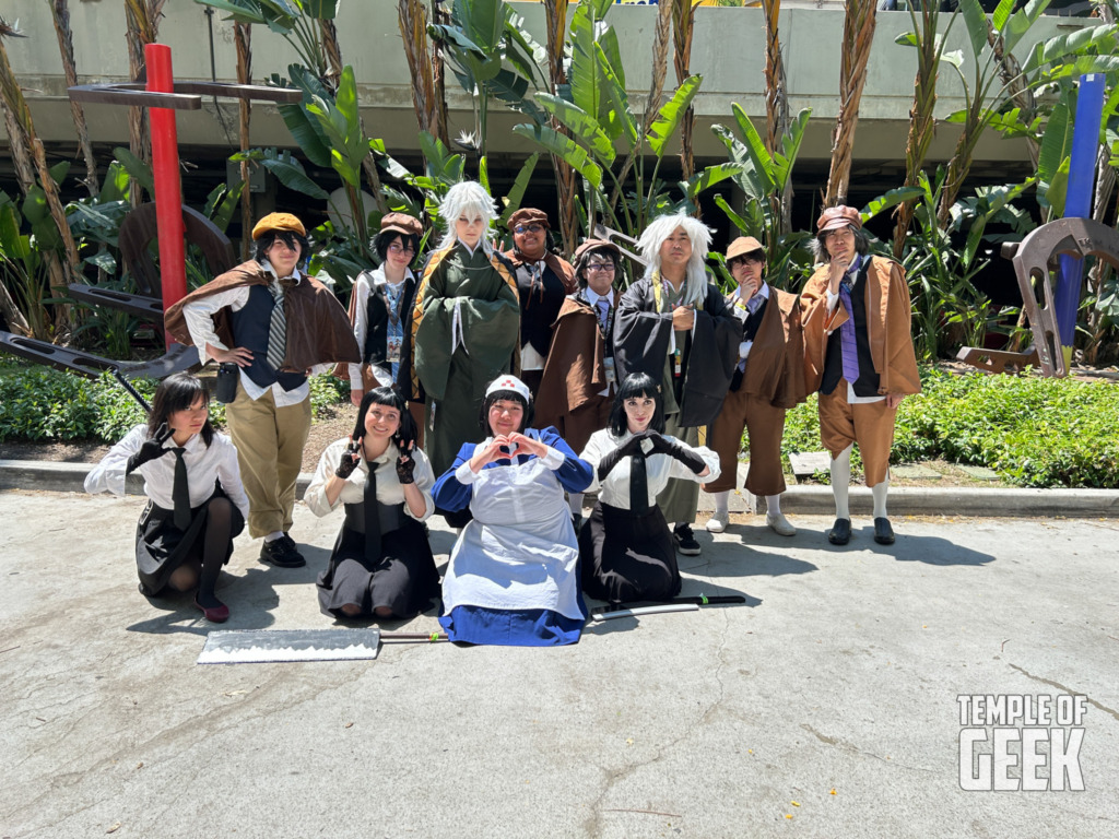 Bungo Stray Dogs cosplay meetup at Anime Expo