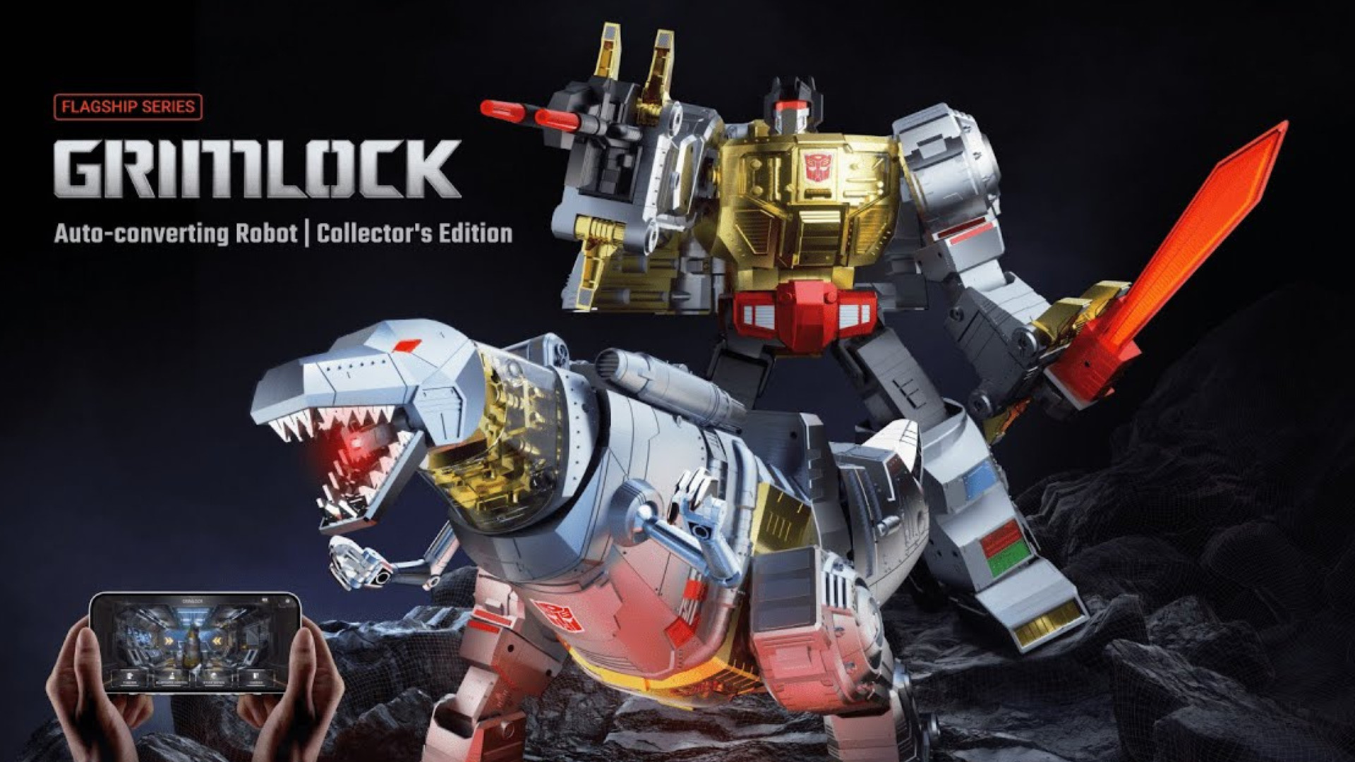 TRANSFORMERS Grimlock Auto-Converting Robot debuts at SDCC