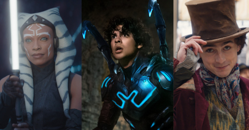 New Trailers and Photos for Wonka, Blue Beetle and Ahsoka