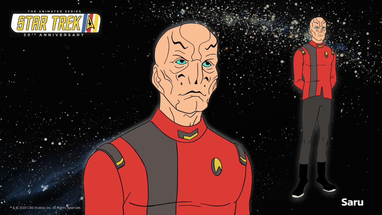 Star Trek: The Animated Celebration Character Design of Doug Jones as “Saru”