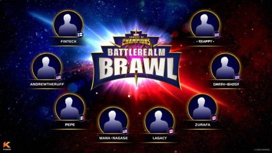 Battlerealm Brawl top 8 bracket