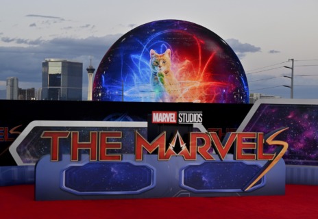 THE MARVELS review: image from Las Vegas event