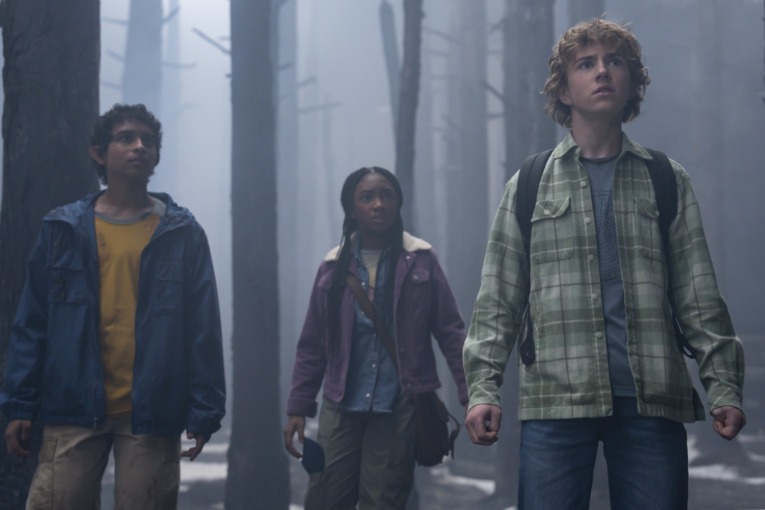 PERCY JACKSON & THE OLYMPIANS - "Episode 107” (Disney/David Bukach)ARYAN SIMHADRI, LEAH SAVA JEFFRIES, WALKER SCOBELL