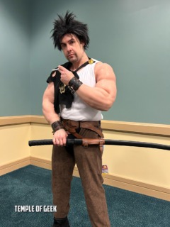 Adam Wright in cosplay at Anime Los Angeles 19