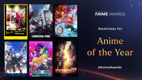 anime awards nominees for anime of the year