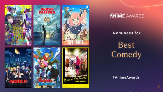 best comedy anime awards nominees