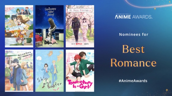 anime awards nominees for best romance series