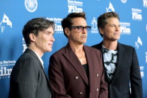 Picture of Cillian Murphy, Robert Downey Jr, and Rob Loew 