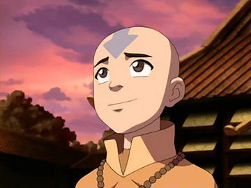 Aang from the Avatar: The Last Airbender Nickelodeon series