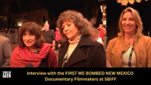 picture of the director and participants in First we Bombed New Mexico