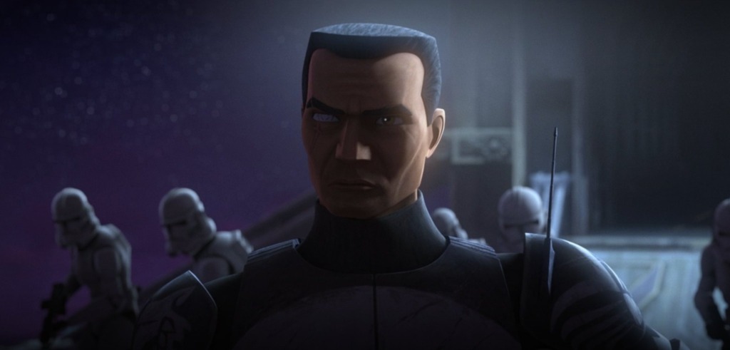 Commander Wolffe without his helmet.