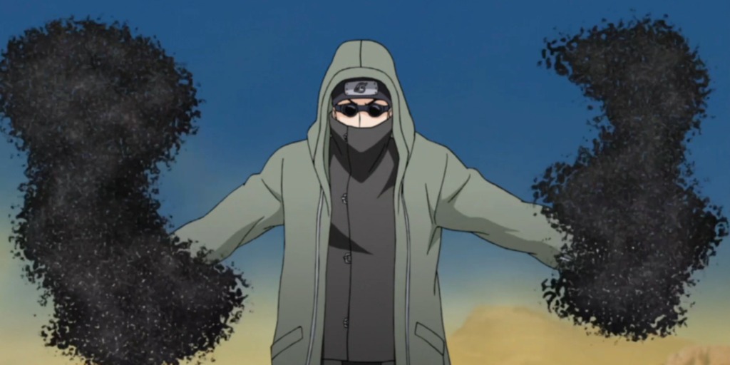 Shino Aburame in "Naruto Shippuden." 