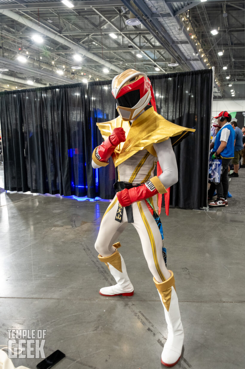 Cosplayer dressing up at LVL UP EXPO inside the convention center