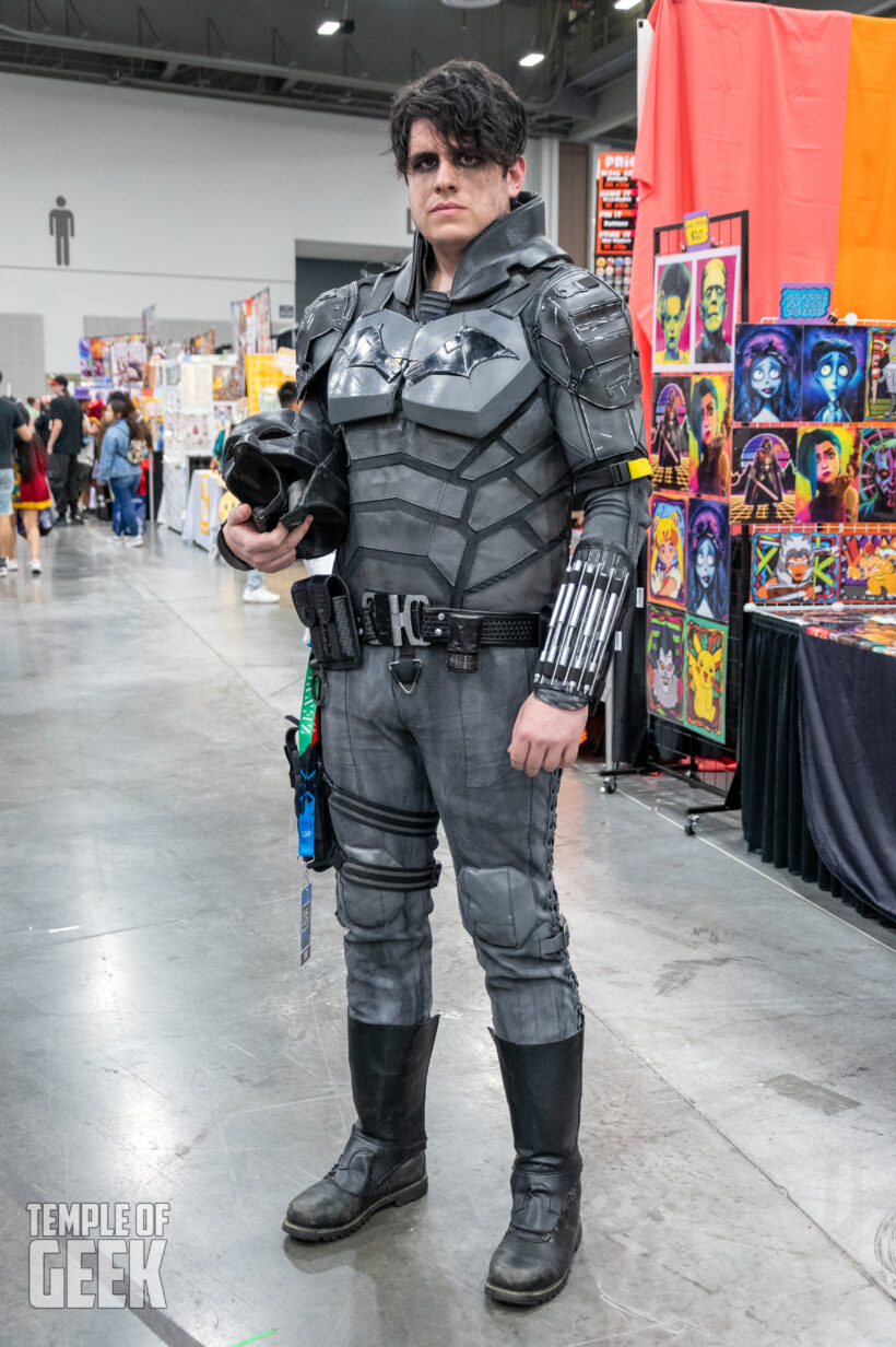 Cosplayer dressing up at LVL UP EXPO inside the convention center