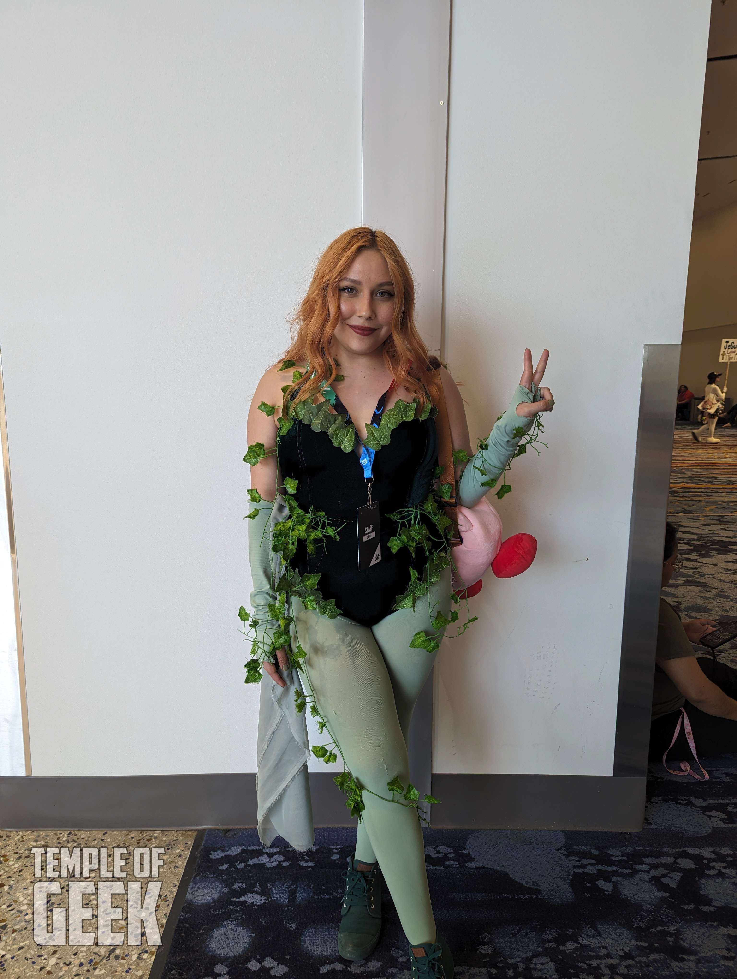 Cosplayer dressing up at LVL UP EXPO inside the convention center