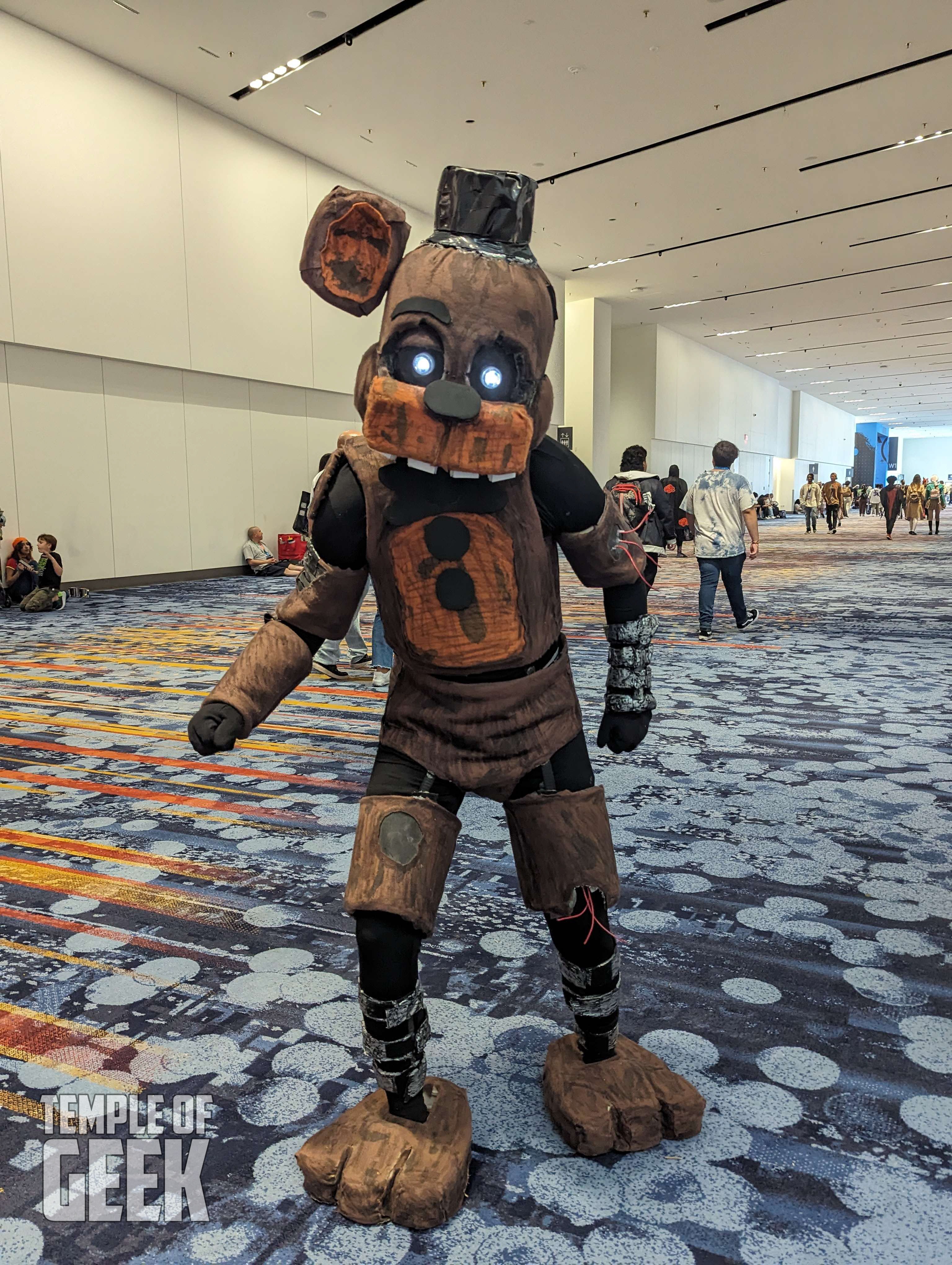 Cosplayer dressing up at LVL UP EXPO inside the convention center