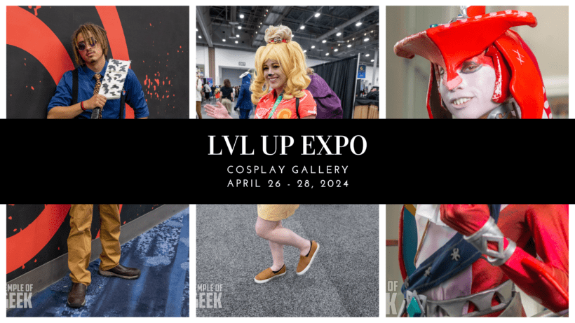 LVL UP Expo with cosplays from video games and anime