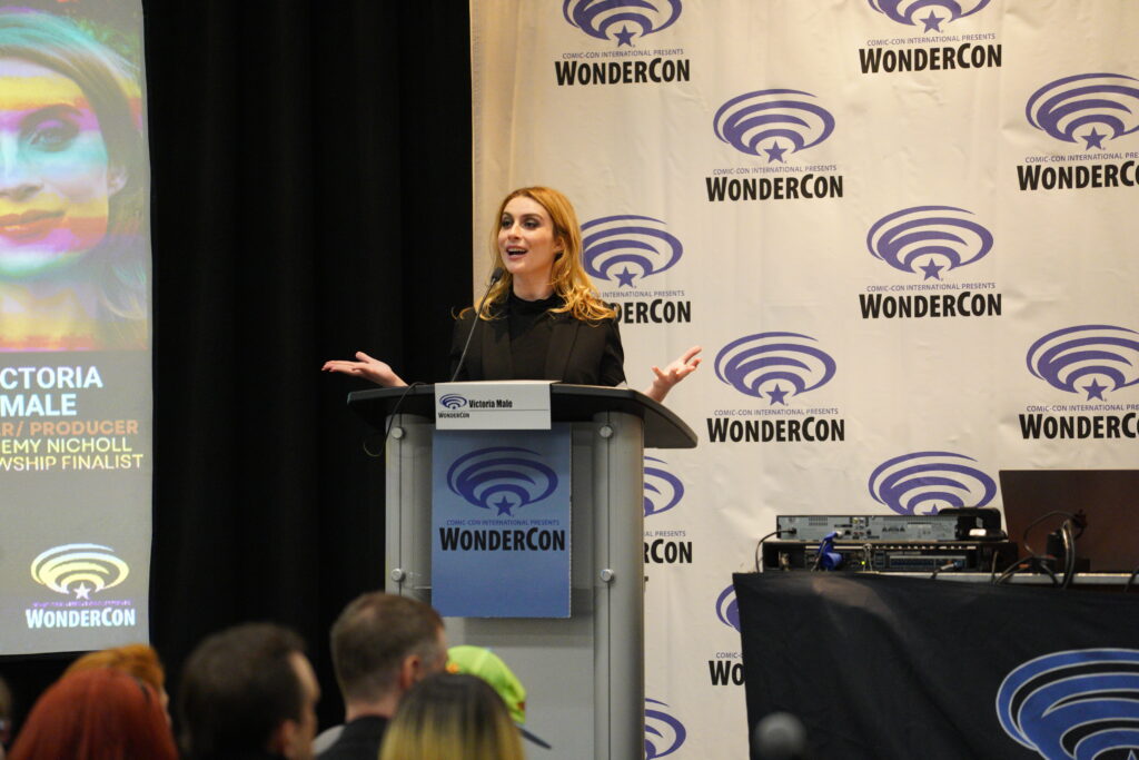 WonderCon 2024 Scene Breakdown Panel moderated by Victoria Male. Photo Credit: Impact24 PR