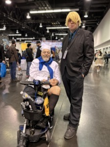 sanji and zeff cosplayers at wondercon