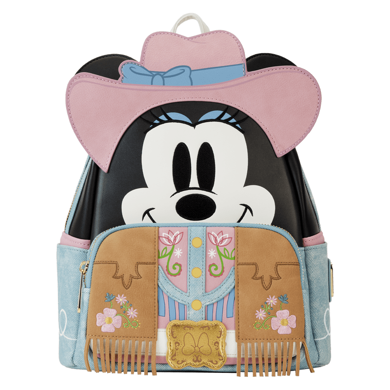 Western Minnie Mouse Cosplay Mini Backpack