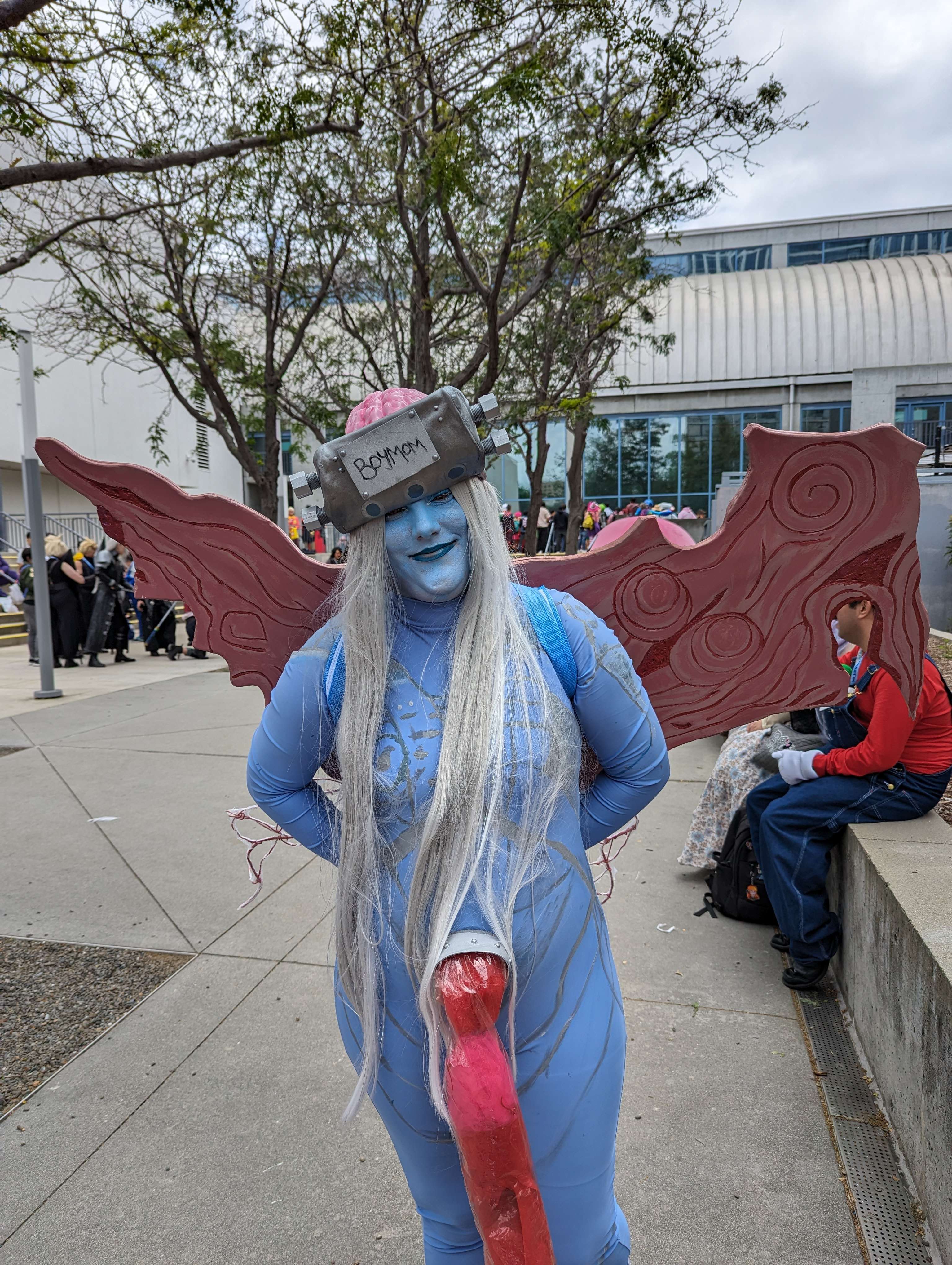 Cosplayers at the Final Fantasy cosplay gathering dressed up at Fanime