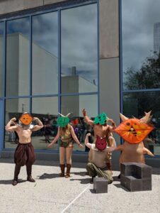 Cosplayers at the Legend of Zelda cosplay gathering dressed up at Fanime