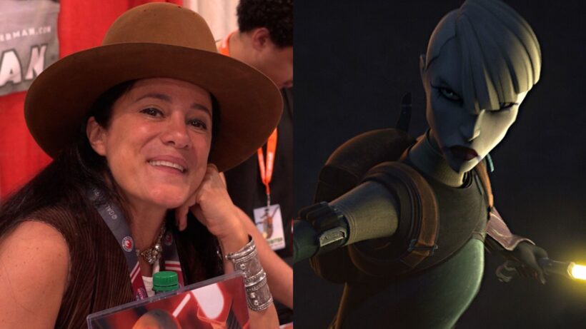 Nika Futterman, Asajj Ventress voice actor, at Comic Con Revolution 2024