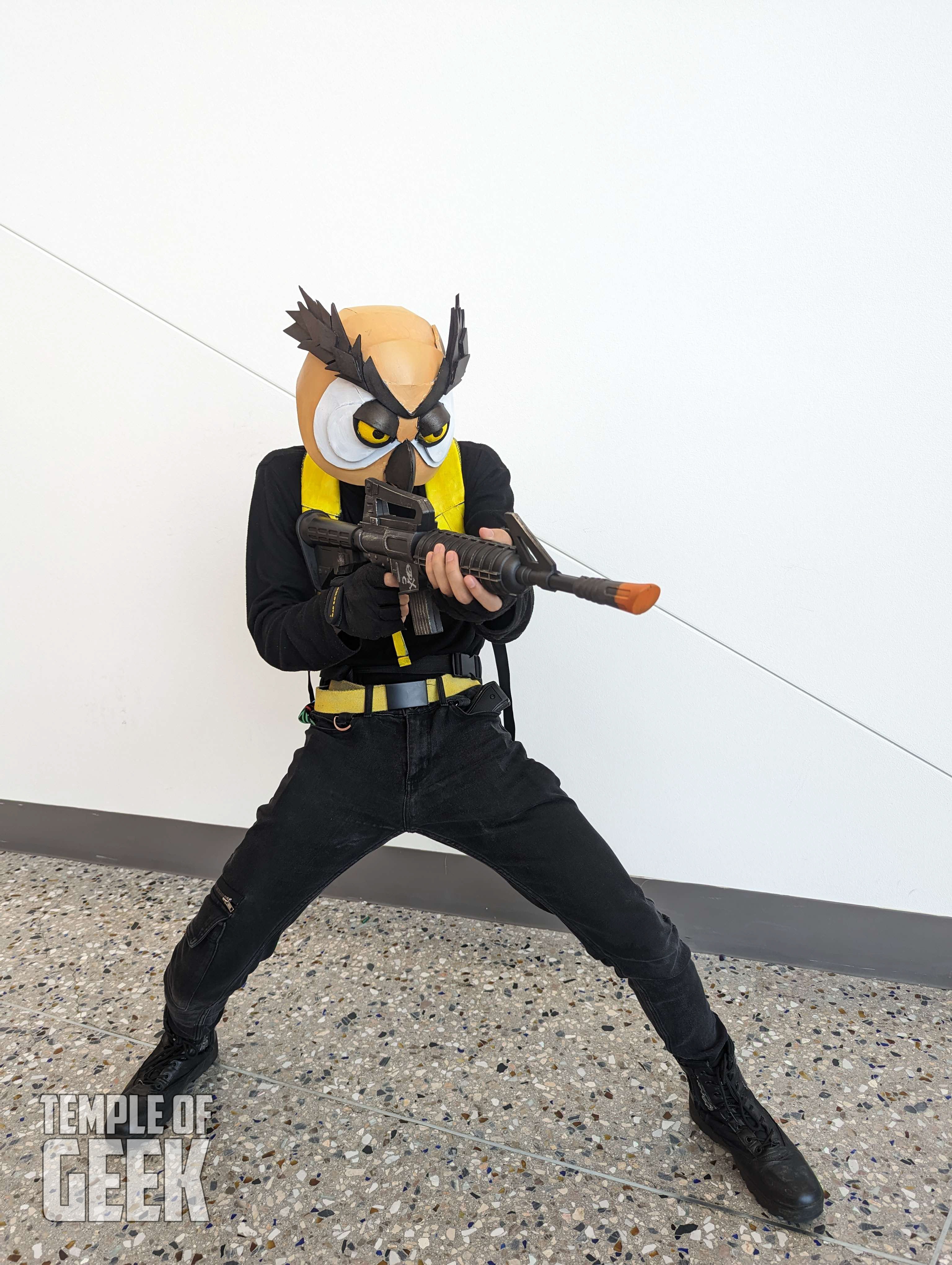 Cosplayer dressing up at LVL UP EXPO inside the convention center