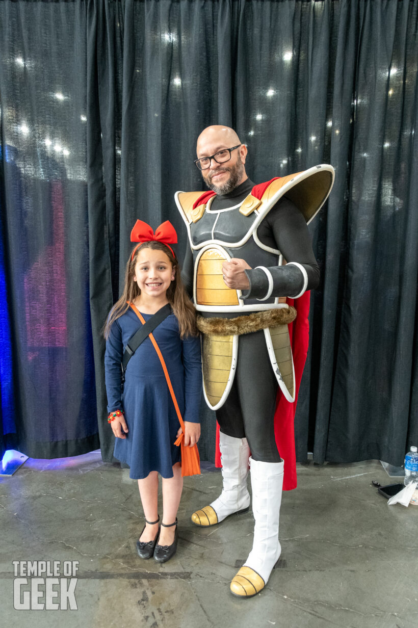 Cosplayer dressing up at LVL UP EXPO inside the convention center