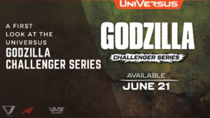 Godzilla UniVersus Banner announcing the release date