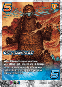 GODZILLA Challenger Series for Godzilla + Mothra, "City Rampage".