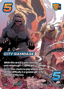 GODZILLA Challenger Series for Godzilla + Mothra, "City Rampage".