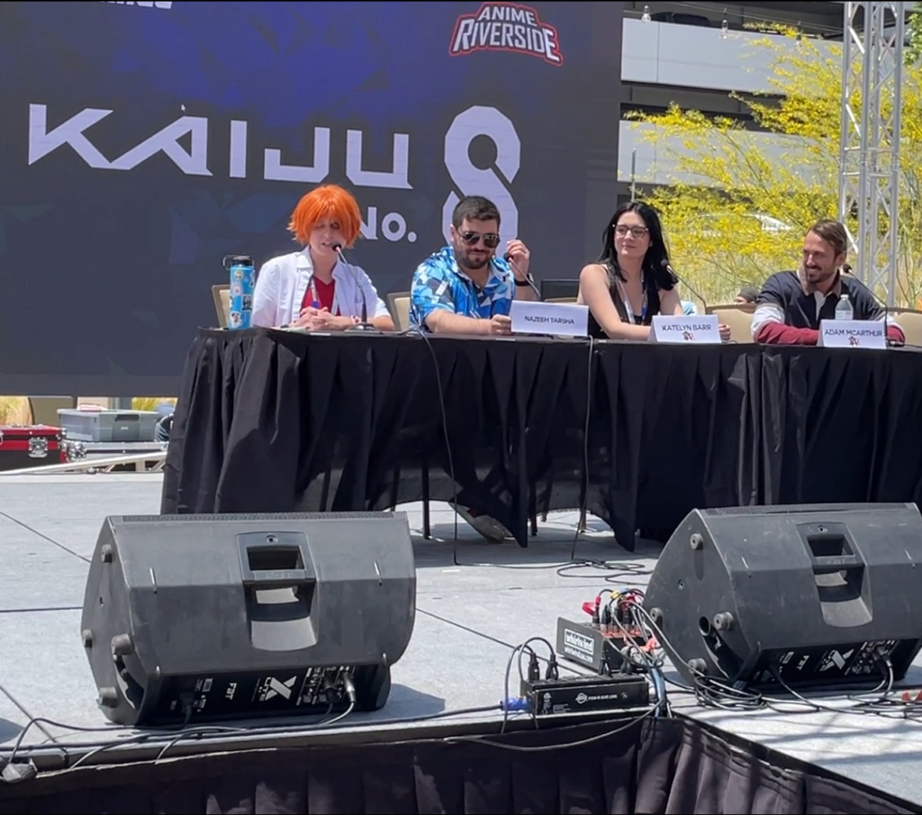 kaiju no 8 panel at anime riverside