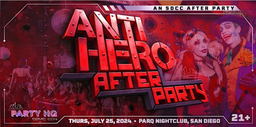 Anti-Hero After Party. Image source: eventbrite.