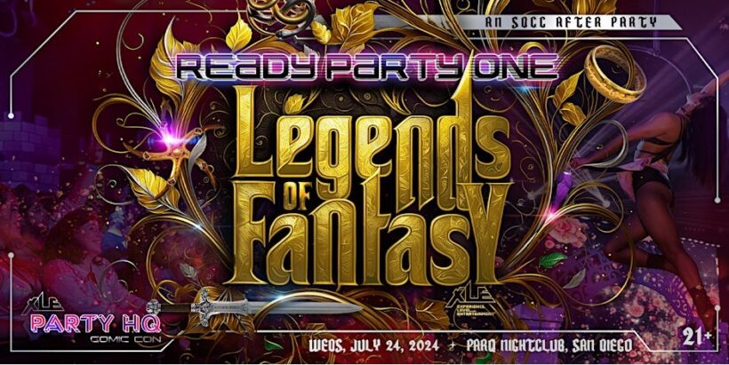 Ready Party One: Legends of Fantasy. Image source: eventbrite.