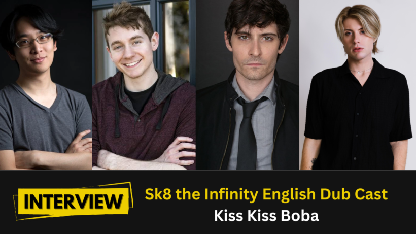 ‘Sk8 the Infinity’ English Dub Cast Interview at Kiss Kiss Boba