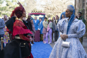 The Queen of Hearts and Cindrella see each other for the first time in decades.